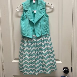 2 piece best and dress